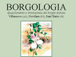 Borghi e spopolamento delle aree interne. Telesca presenta il suo Borgologia a Sant'Ilario di Atella