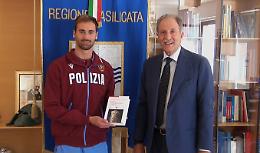 Bardi riceve il campione europeo Acerenza: "Grazie Domenico sei l'orgoglio di tutti i lucani"