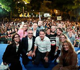 Foggia chiude la traversata di Conte in Puglia: «Siamo il primo partito al Sud»
