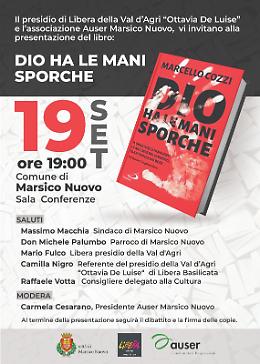 Presentato a Marsico Nuovo l’ultimo libro di Don Marcello Cozzi 