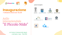 L'area industriale di Tito si fregia di un nuovo modello di welfare in Basilicata: ecco il primo Nido interaziendale