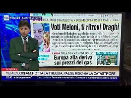 Voti Meloni, ti ritrovi Draghi