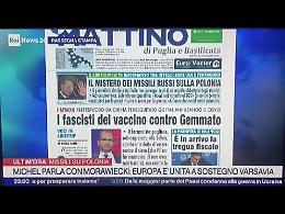 Il mistero dei missili russi sulla Polonia, i fascisti del vaccino contro Gemmato