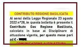 Bollette prescritte e Bonus Gas: l'associazione Assium chiede chiarezza sulla normativa in Basilicata
