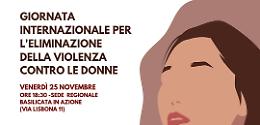 Violenza contro le donne, oggi l'evento - dibattito a più voci organizzato da Basilicata in Azione
