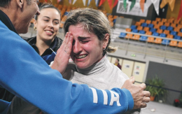 Martina Criscio trafitta dalla giapponese Emura ai Mondiali di scherma: è fuori ai quarti di finale