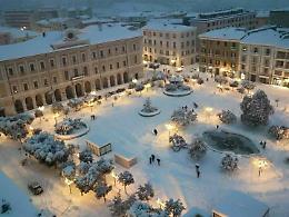In Molise arriva la neve, chiudono le scuole: numero verde per i soccorsi a Campobasso