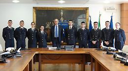 I cadetti lucani dell'Accademia navale della Marina Militare di Livorno ricevuti da Bardi e Cicala