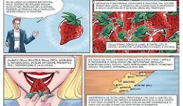 Con il disegnatore lucano Giulio Giordano la fragola della Basilicata diventa un fumetto
