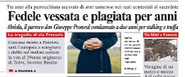 Abriola, fedele vessata per anni, parroco condannato: 2 anni
