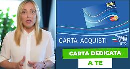 Caro Spesa e allarme inflazione: il governo Meloni presenta la social card "Dedicata a te"

