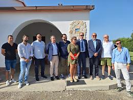 La visita di Bardi e Latronico ad un impianto residenziale da energie rinnovabili finanziato dal bando non metanizzati