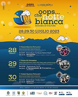 “Oops che notte bianca”: a Rionero ritorna il festival della birra artigianale lucana