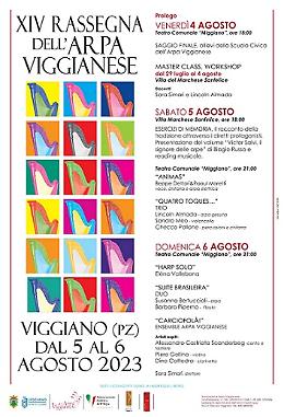 Tutto pronto per la 14^ edizione della Rassegna dell’Arpa Viggianese
