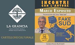 Marco Esposito presenta il libro “Fake sud” al Parco della Grancia di Brindisi Montagna

