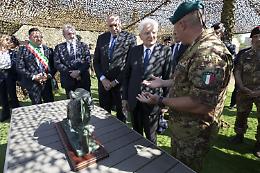 Mattarella a Cagnano Varano per l'esercitazione di 550 militari 