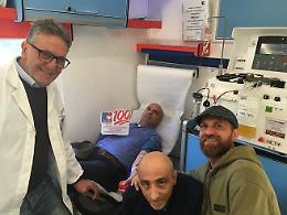 Fidas Metaponto: centesima donazione di sangue per il fondatore Michele Quarato