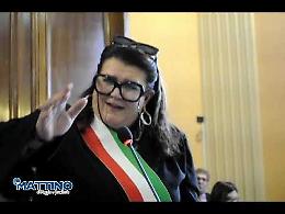 La nuova sindaca di Foggia Episcopo giura sul bene della città e ci mette l'anima 