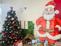 Elfi, fate e Babbo Natale per i pazienti speciali dell’hospice pediatrico di Lauria