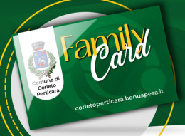 Corleto Perticara: dopo il Bonus Bebè ecco la Family Card. Montano: "Sostenere le famiglie e dare impulso all'economia locale"
