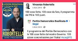 Lucani al voto: il patriottismo dell'ex dem Robortella
