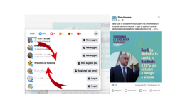 Marrese in campagna elettorale attacca Bardi e dal profilo della Provincia di Potenza scatta il «like» su Facebook