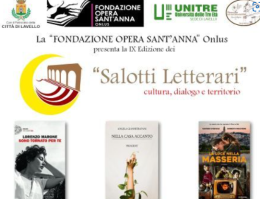 A Lavello ritornano i Salotti Letterari a cura della Fondazione Opera Sant’Anna