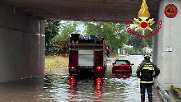 Maltempo in provincia di Foggia, disperso Vigile del Fuoco