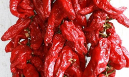 Il peperone di Senise è l'aroma rappresentativo della Basilicata
