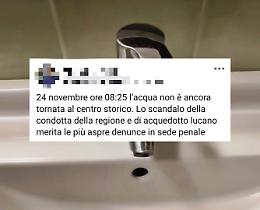 "Così non ci siamo", Centro storico di Potenza: rabbia per il ripristino non puntuale del servizio idrico