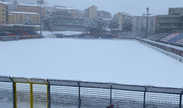 Viviani imbiancato, rinviata Potenza - Benevento di Lega Pro
