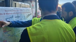 Linea Ferrandina - Matera, sopralluogo di Pepe: "Arteria fondamentale"