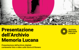 A Rionero è tutto pronto per la presentazione dell’Archivio “Memoria Lucana”