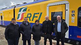 Il secondo treno diagnostico di Rfi ha raggiunto Matera, fino allo stabilimento Mermec Ferrosud