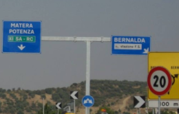 Rimosso il restringimento di carreggiata allo svincolo di ‘Bernalda’ sulla 407 “Basentana”