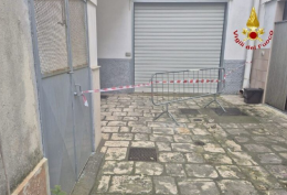 Crollo di una parte di terreno roccioso in contrada Lucito a Montescaglioso: evacuate 5 famiglie
