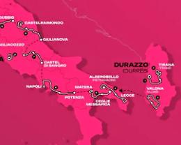 Giro d'Italia, tappa Potenza - Napoli: il 15 maggio la carovana rosa attraverserà i centri abitati di sei Comuni lucani 