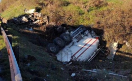 Tir finisce fuori strada tra Tito Scalo e Potenza Ovest: deceduto il conducente 