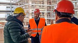 Studentato di Matera, sopralluogo di Pepe: "Cronoprogramma rispettato"