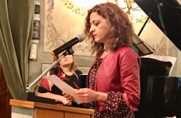 La poetessa lucerina Giusi Fontana vincitrice del Premio Alberoandronico, premiata in Campidoglio 