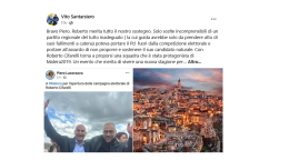 Lacorazza in loco, Santarsiero online: un pezzo di Pd sta con Cifarelli 