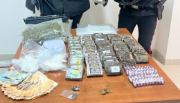 I Carabinieri scoprono 9 chili di droga a Cagnano Varano