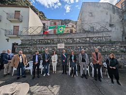 Inaugurato a Lauria il largo dedicato alla città brasiliana di Santos Dumont