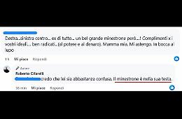 «Il minestrone è nella sua testa»: Cifarelli inciampa sui social 