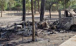 Dopo il fuoco, la ripartenza: a Metaponto aria pulita e spiagge riaperte, ancora off limits due strutture