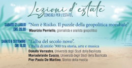 Melfi, doppio appuntamento con Lezioni d'estate