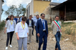 Maltempo, Cicala tra le comunità colpite di Banzi e Genzano: “Tutti gli strumenti a sostegno dei nostri agricoltori”