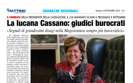 Cassazione, Margherita Cassano al passo d’addio: va in pensione la presidente lucana