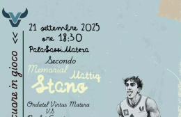 Sport, Matera celebra il cestista Mattia Stano, simbolo di forza e tenacia