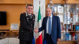 Bardi accoglie il nuovo Comandante della Legione Carabinieri Basilicata, generale Mennitti